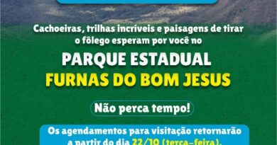 O Parque Estadual Furnas do Bom Jesus em Pedregulho (SP) estará de volta para receber você a partir do dia 22/10/24